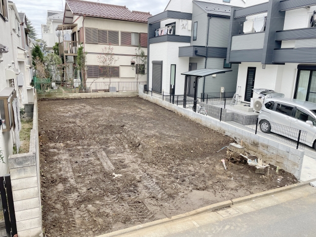 住宅地にある空き地
