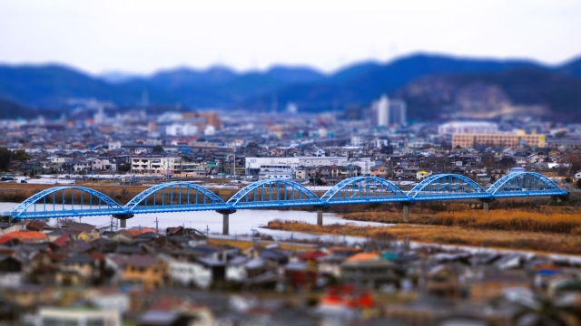 加古川の水道橋