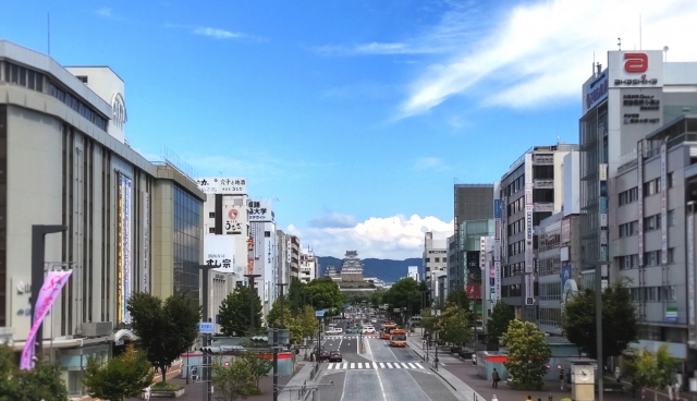 姫路市の町並み