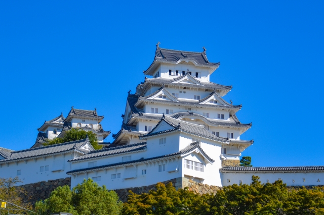晴天の日の姫路城